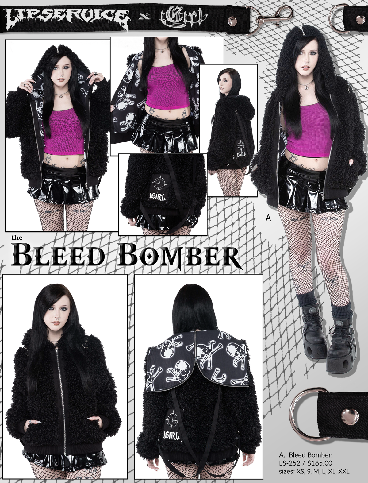 Lip Service X iGirl Bleed Bomber Jacket-Jacket-Lip Service