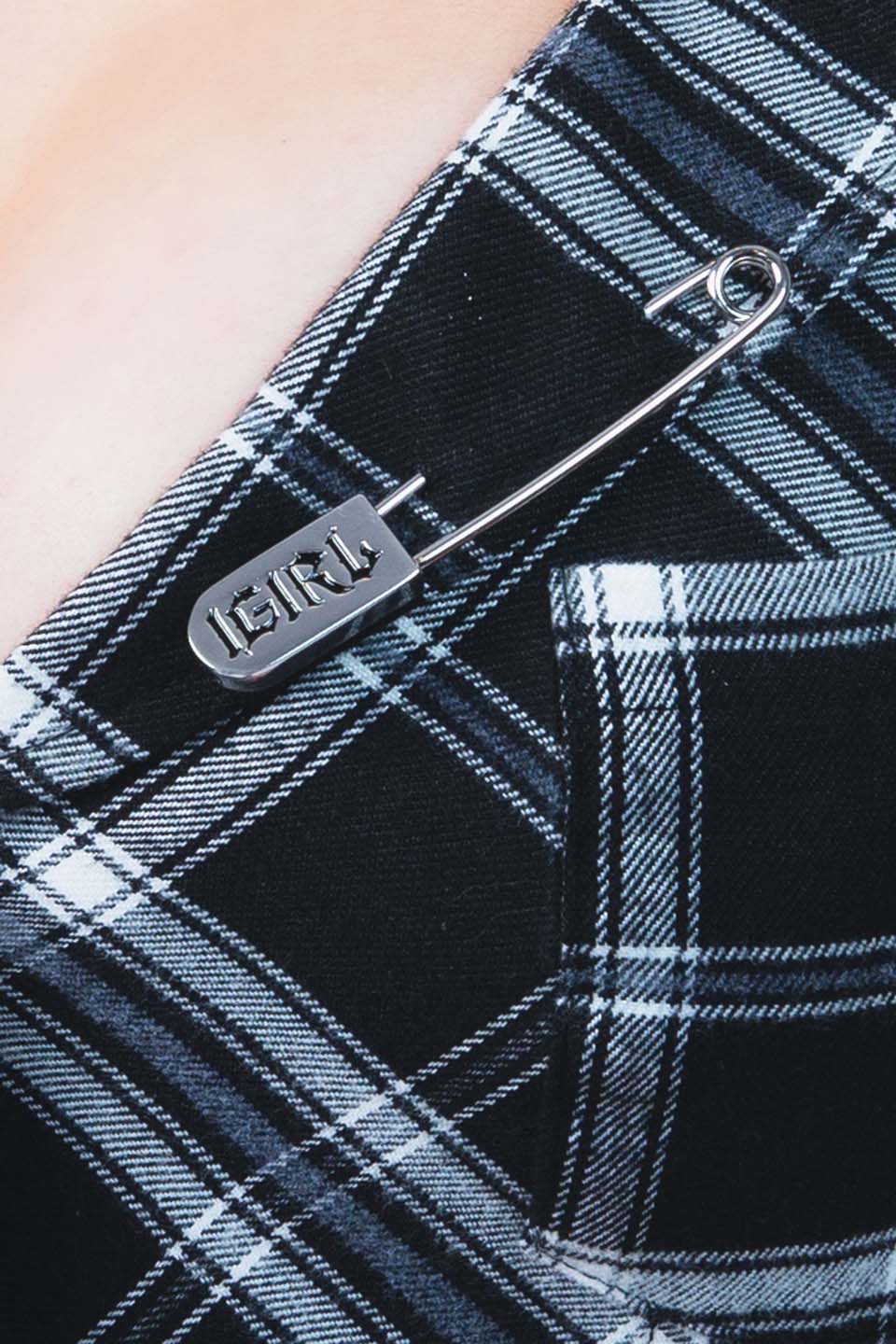 Lip Service X iGirl Black and White Plaid Sadie Dress-Dress-Lip Service