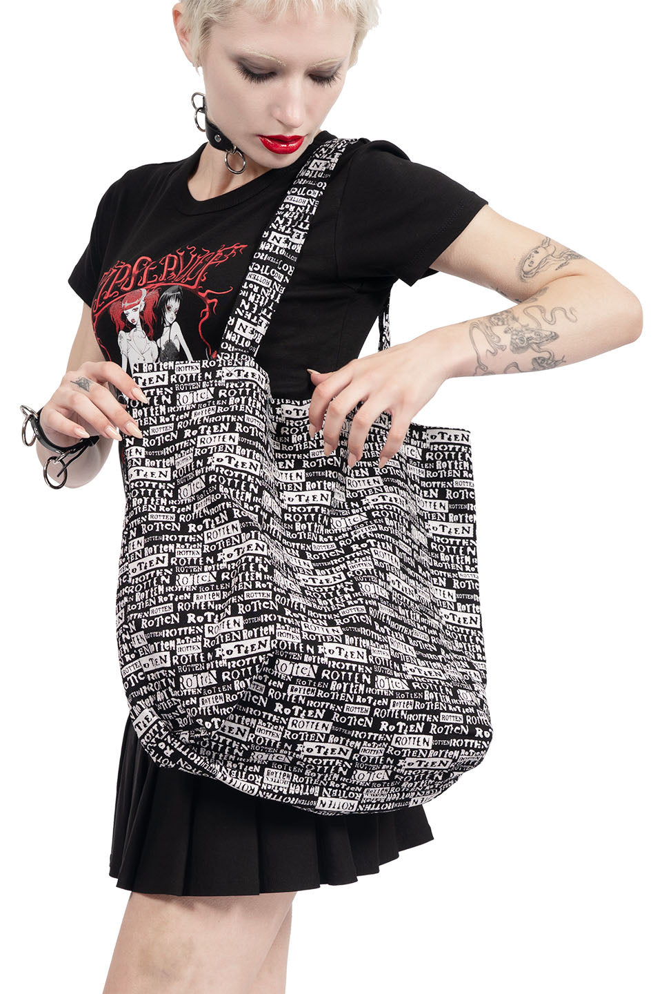 Vile Rotten Tote Bag-Accessories-Lip Service