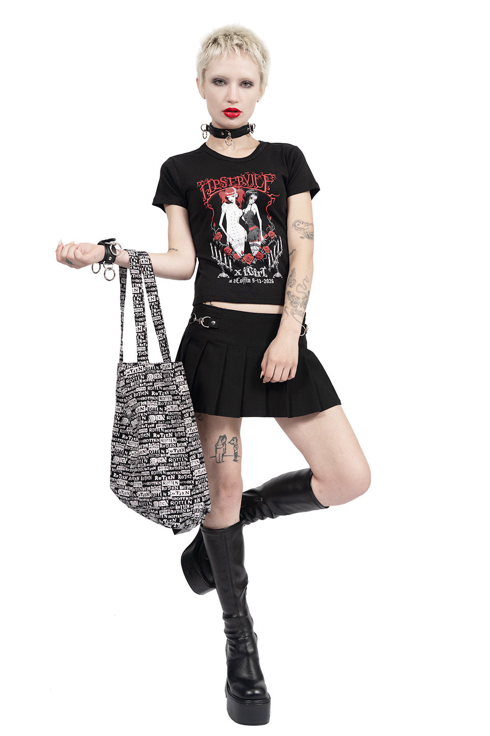 Vile Rotten Tote Bag-Accessories-Lip Service