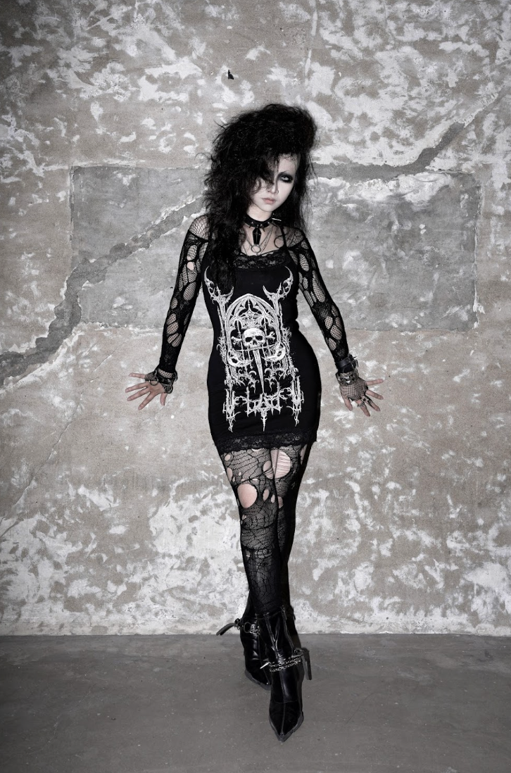 Lip Service X Riddick Cathedral Mini Dress-Tops-Lip Service