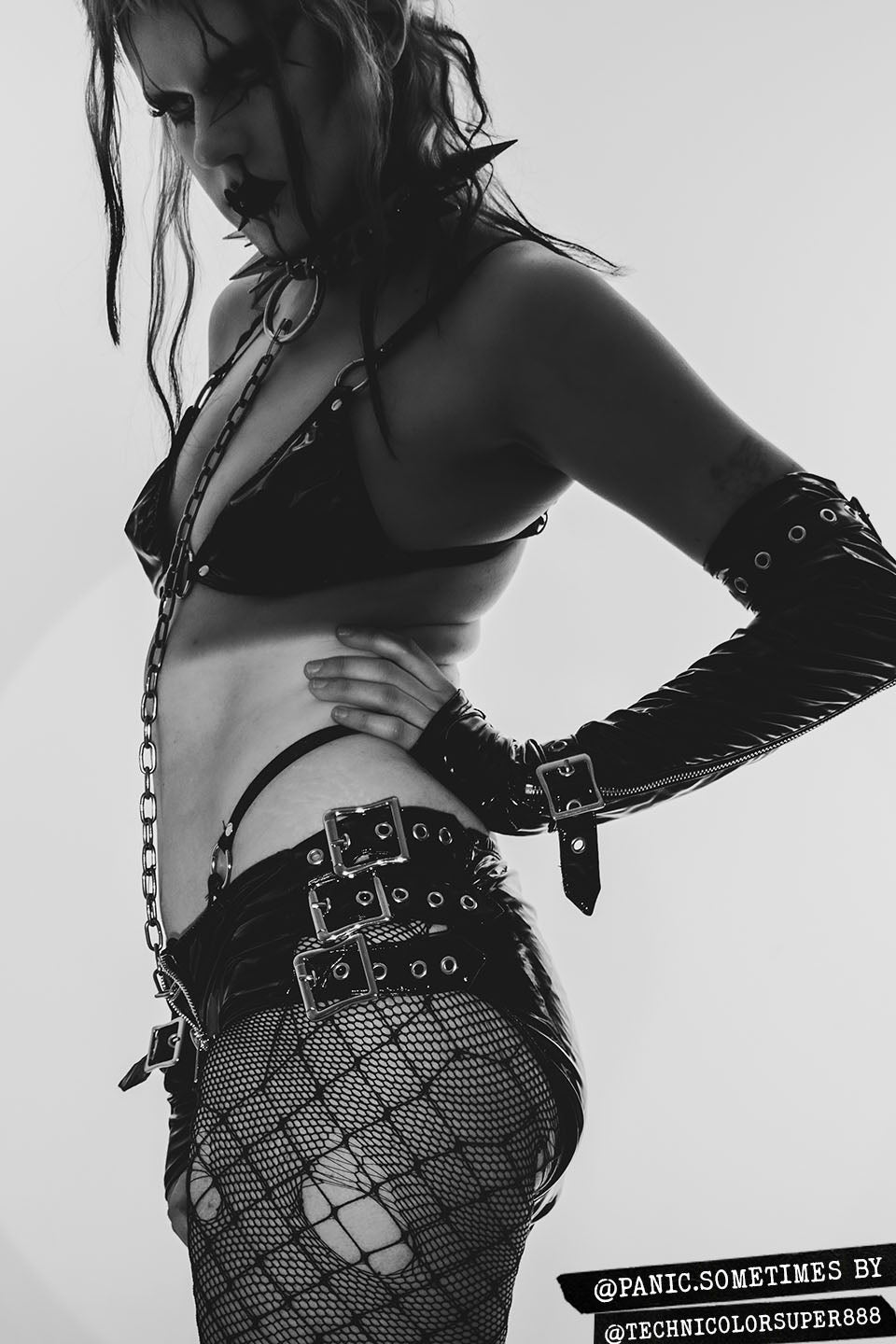 Classic PVC Buckle shorts-shorts-Lip Service