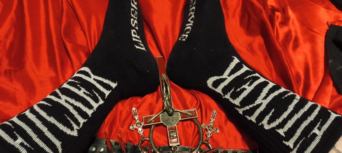 Men's FUCKER Crew Socks-Accessories-Lip Service