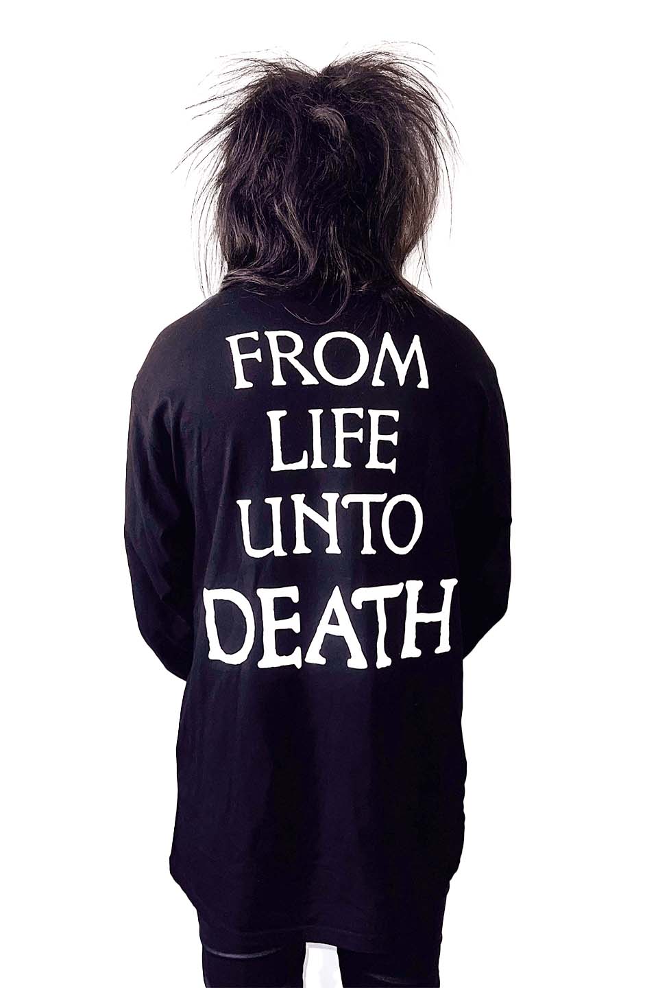 Cradle Worship Long Sleeve T-shirt-Tops-Lip Service