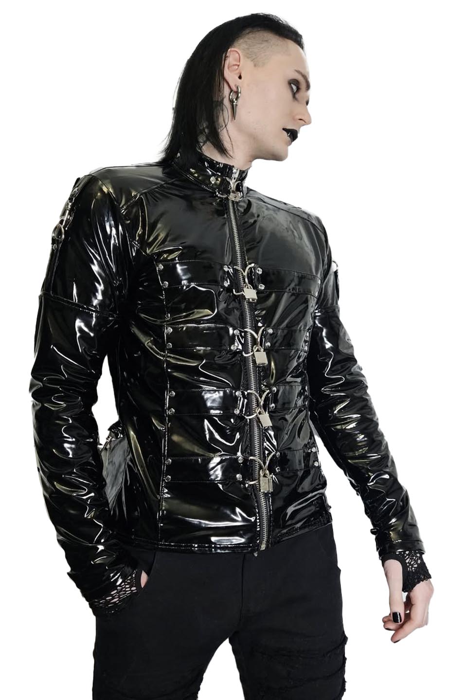 Lip Service Institutionalized PVC Straight Jacket-Tops-Lip Service