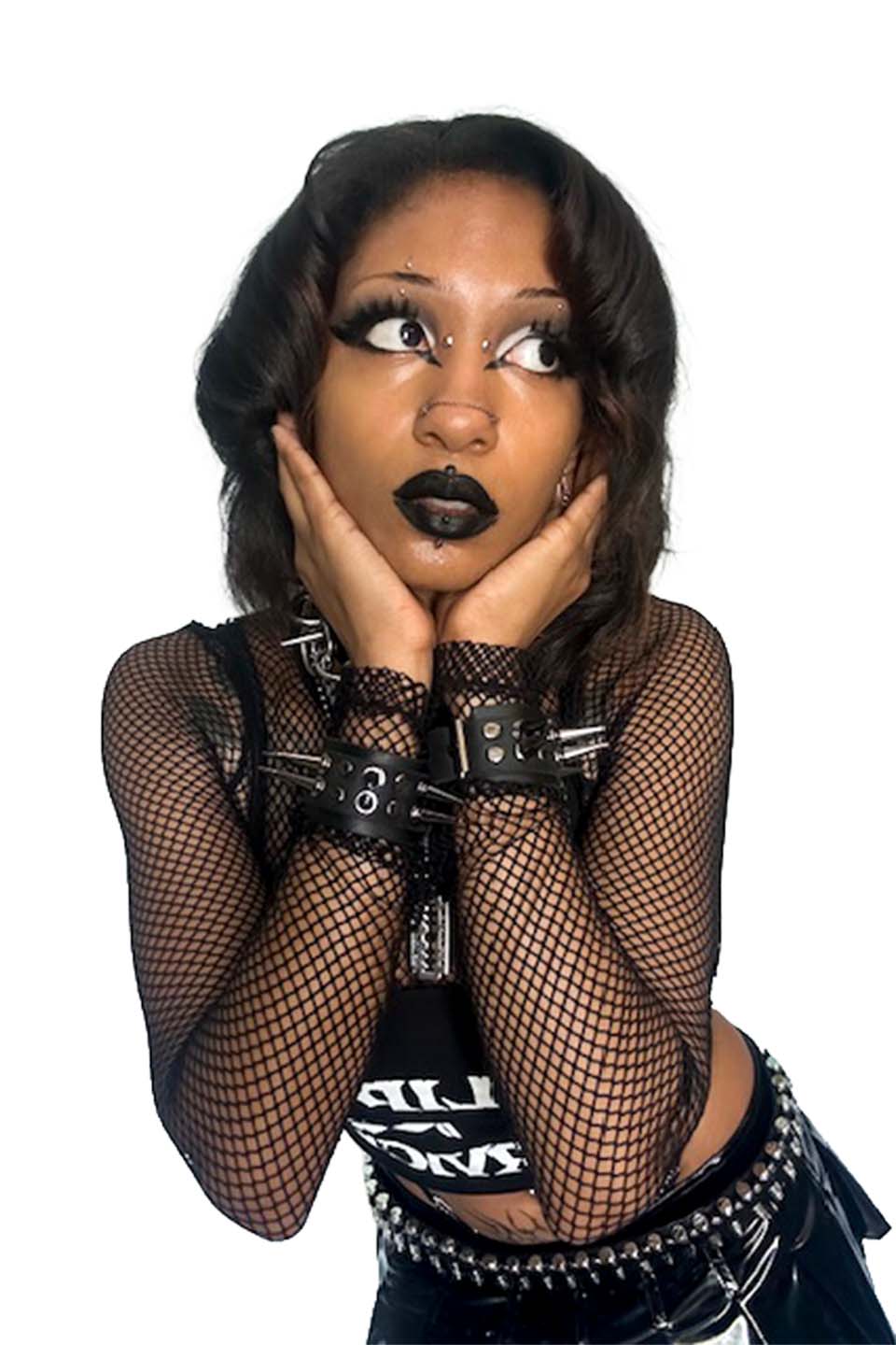 Classic Fishnet Long Sleeve-Tops-Lip Service