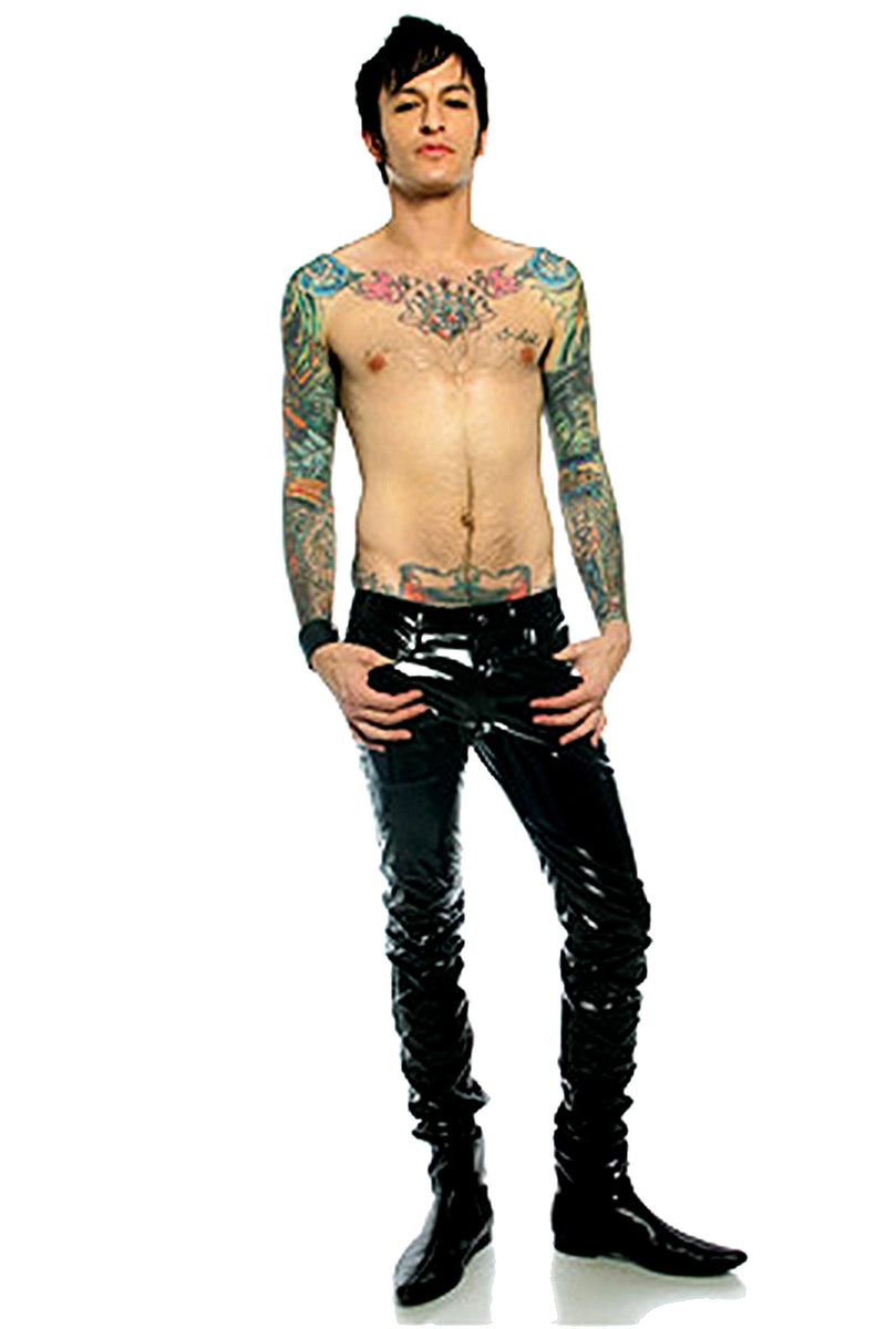 Skinny PVC Vinyl Stretch Jeans-Bottoms-Lip Service