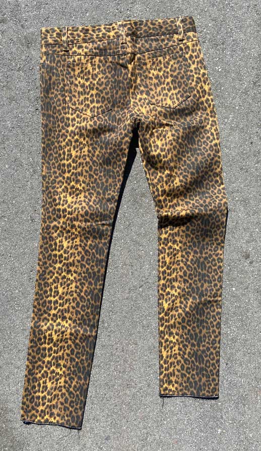 Vintage Cheetah Print Jeans 32-Bottoms-Lip Service