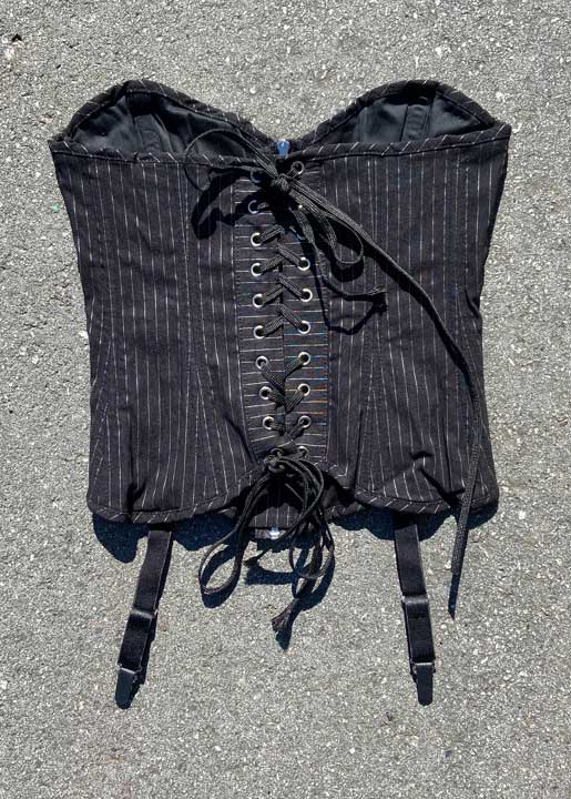 Lip service popular vintage corset set