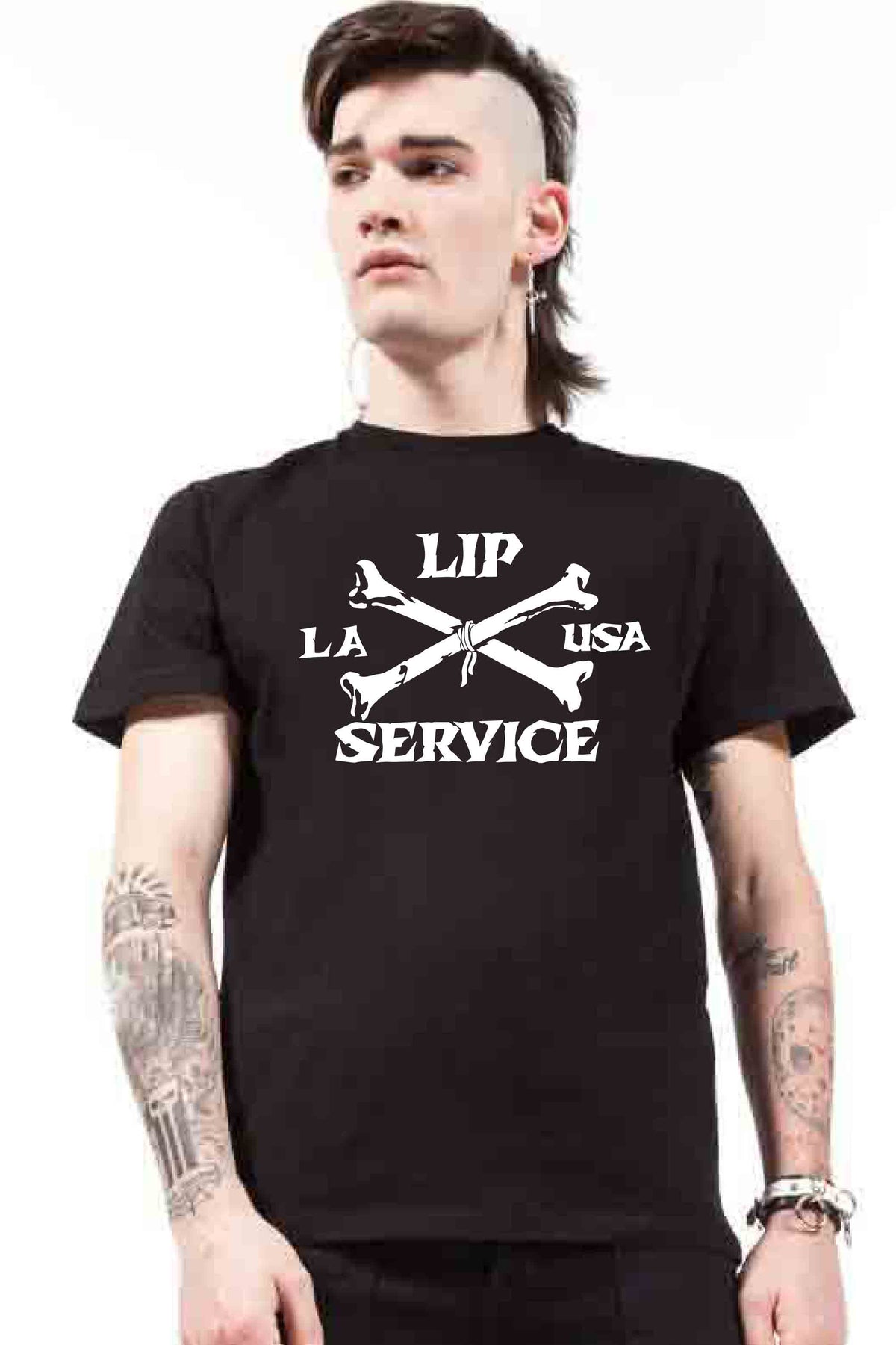 Cross Bones T-shirt-Tops-Lip Service