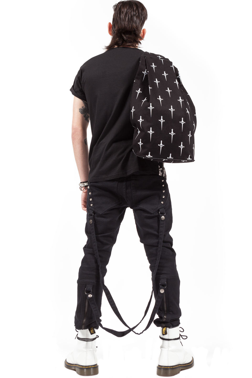 Dagger Print Large Backpack-Accessories-Lip Service