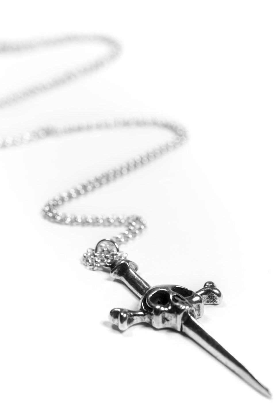 Classic Dagger Pendant Necklace-Accessories-Lip Service