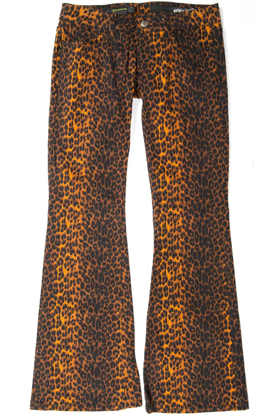 Vintage Leopard Boot Cut Jeans-Jeans-Lip Service