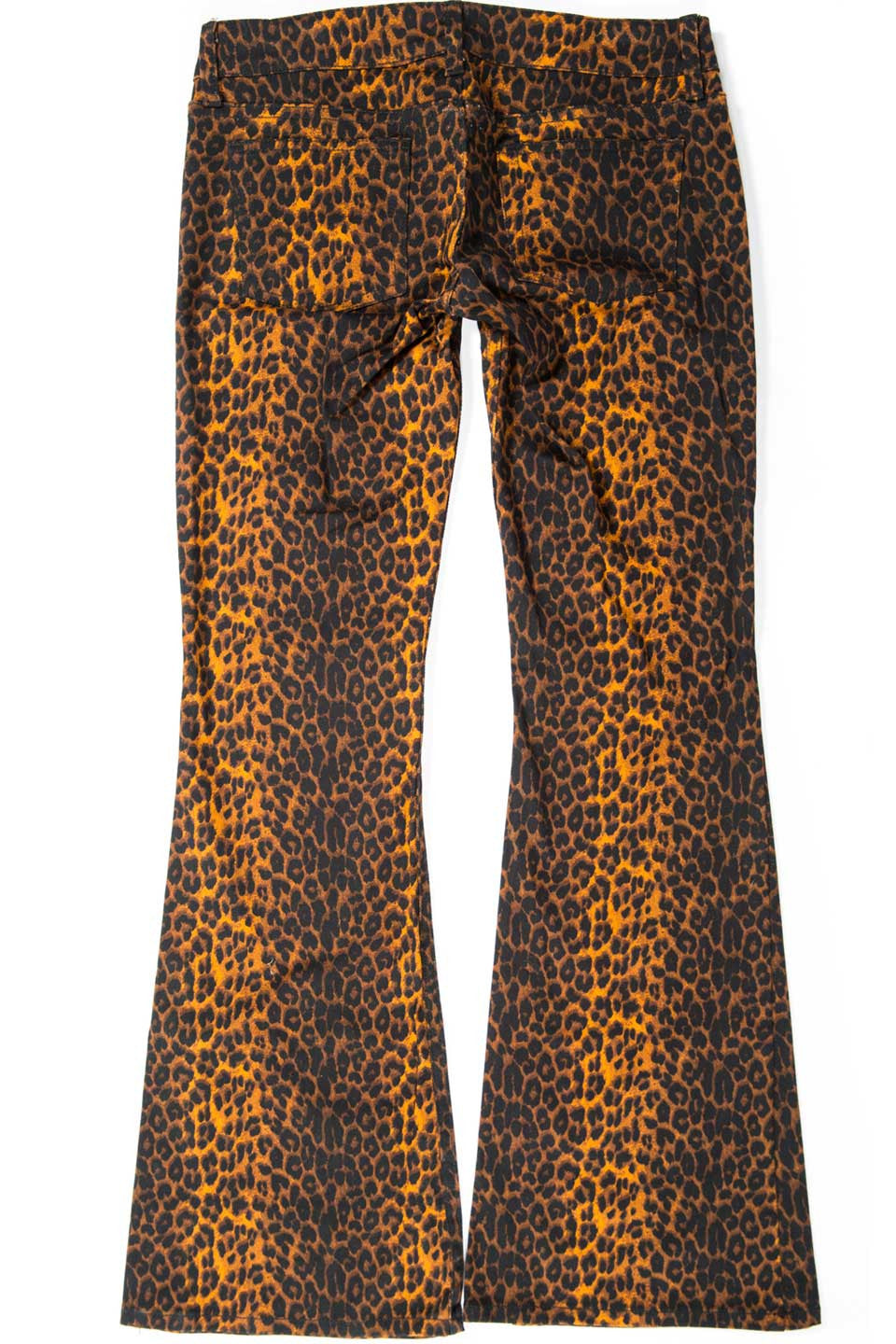Vintage Leopard Boot Cut Jeans
