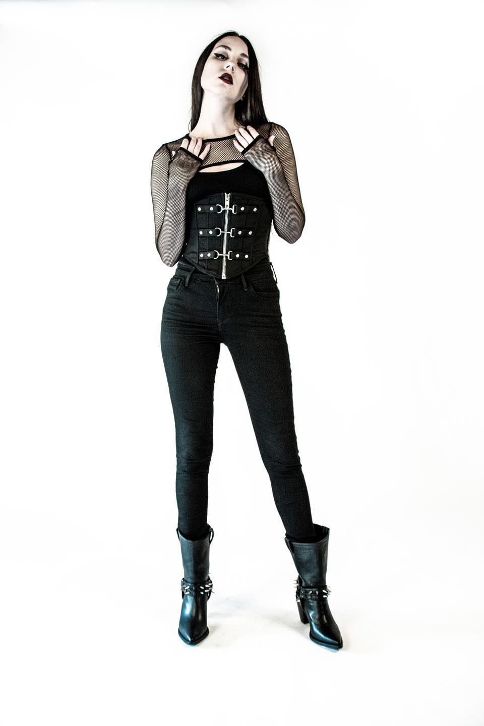 FREE SIZE ・ LIP SERVICE Classic FETISH Vinyl PVC Waist Cincher-Tops-Lip Service