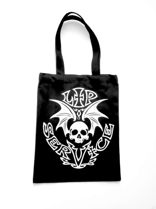 Bat Skull Tote Bag-Accessories-Lip Service