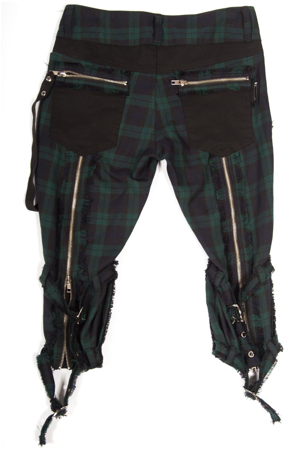 Vintage Punk & Disorderly Green Capri Pants-Bottoms-Lip Service