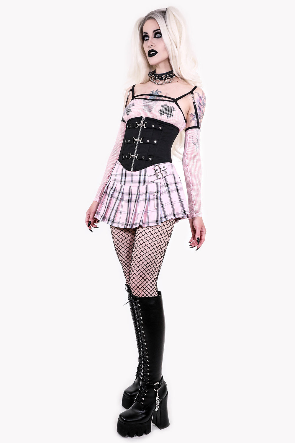 FREE SIZE ・ LIP SERVICE INDUSTRY WAIST CINCHER-Tops-Lip Service