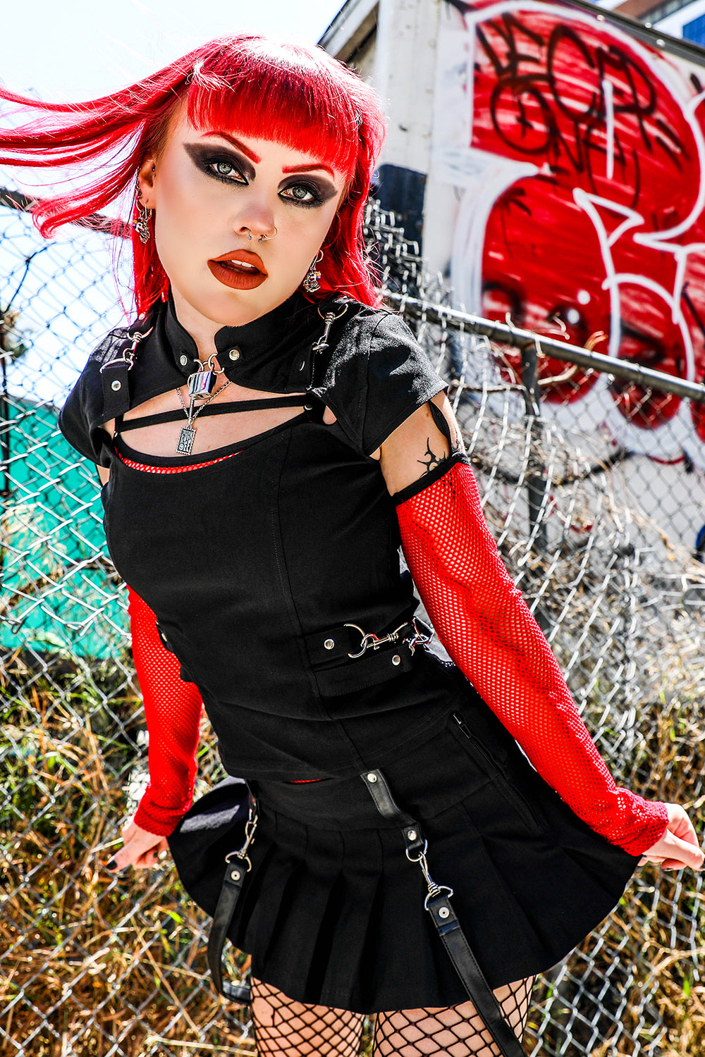 Gangsta Pranksta Mini Skirt Skirts Lip Service