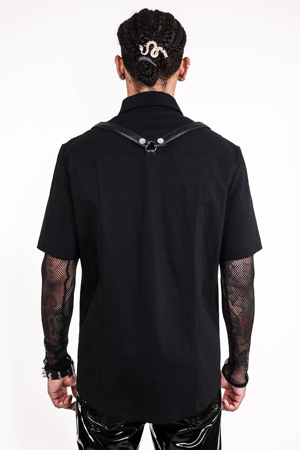 Men's Short Sleeve Gangsta Pranksta Shirt-Tops-Lip Service